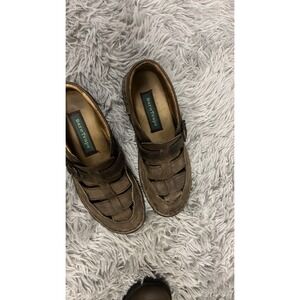 Bare Traps Women's Brown Leather Fisherman Sandals Strappy Comfortsz 8